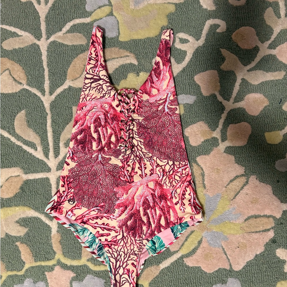 Maaji reversible coral reef one piece